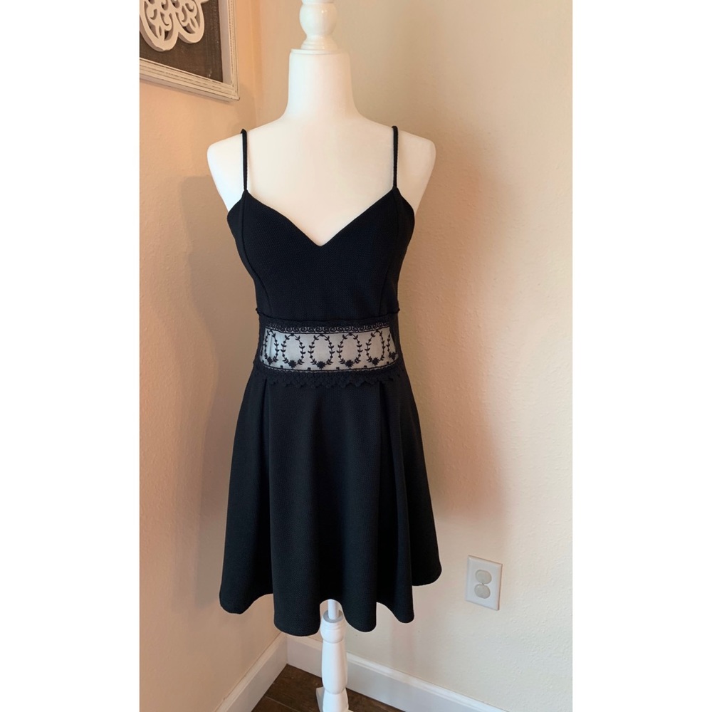 Papaya Black Dress